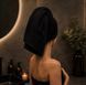 махровий рушник чорний для салонів та SPA